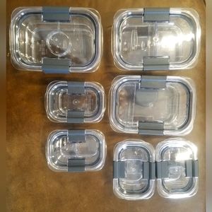 Rubbermaid brilliance containers and accessories